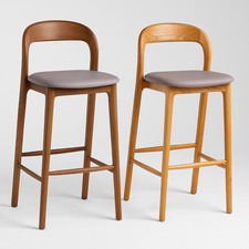 Copenhagen Bar Stool Grey PU
