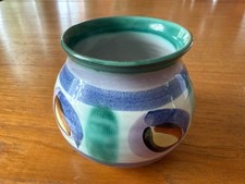 Tintagel Pottery Dragon Eye Pot 3 inches tall lovely conditiom