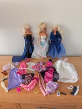 Vintage 80s 90s Sindy And Barbie Dolls, Clothing And Accessories 