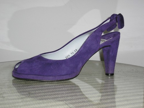 Audley vintage purple suede