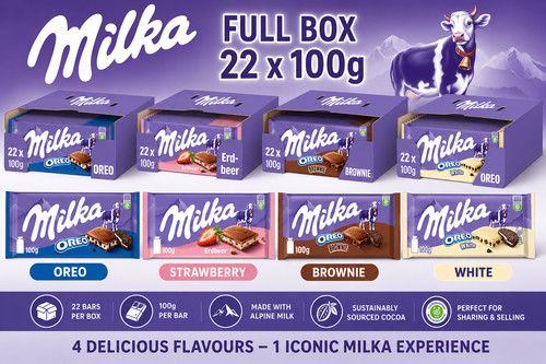 Milka chocolate selection - selection, box