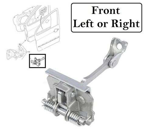 Door check strap front left - left, /