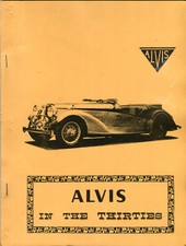 Alvis in the Thirties Silver Eagle Speed 20 ++ - USEFUL BROOKLANDS BOOK