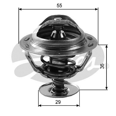 Gates th12283g2 thermostat - gates,