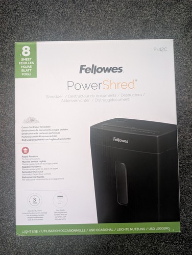 Paper shredder fellowes 42c - paper,