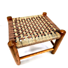 Vintage Brown Beige Wooden