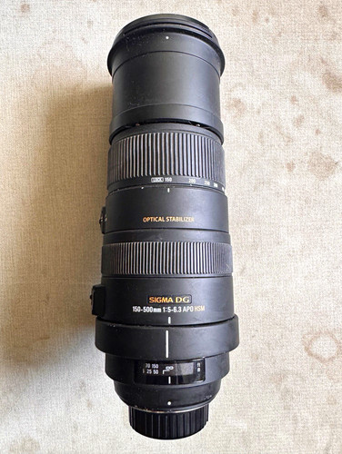 Sigma 150 500mm - dg, f/5-6.3