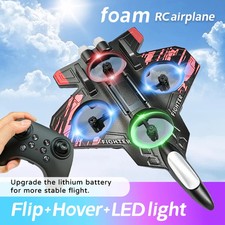 L101 RC Foam Airplane 2.4G Fighter Stunt Helicopter LED Lights Remote Model Toy