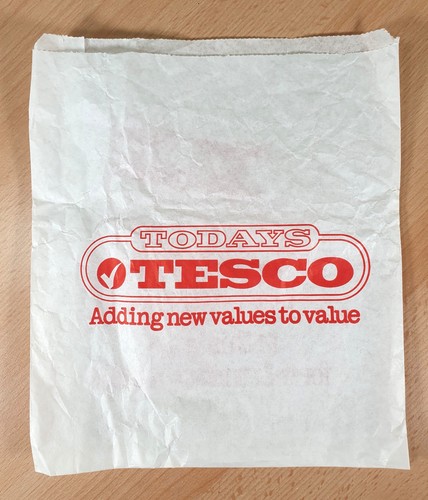 Vintage tesco paper - vintage,