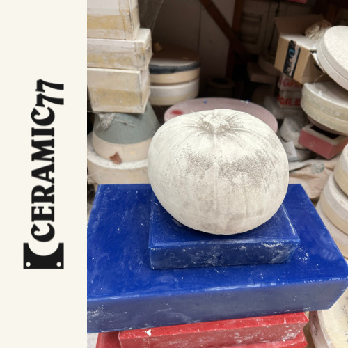 Large ceramic pumpkin - ceramic, mould