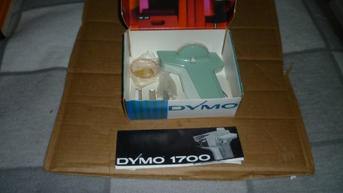 Vintage 1970s dymo 1700 label - vintage,