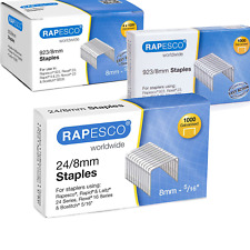 Rapesco Staples All Sizes High Quality - For All Types of Staplers Tackers