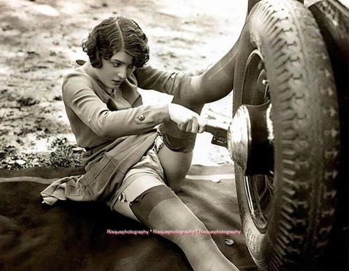 Vintage lovely woman - vintage,