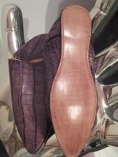 Leather Moroccan pointed