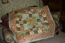 Patchwork quilt/throw - Morris & Co.  cotton fabrics - NOT USED