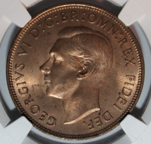 1951 great britain penny ngc - 1,