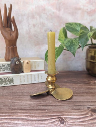 Vintage solid brass propeller - solid,