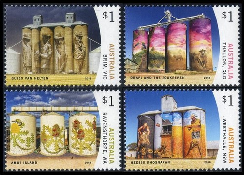 Australia 2018 grain silo - australia, art