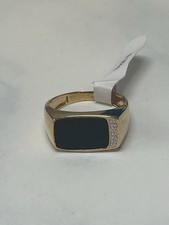 925 Men’s Gold Plated Black