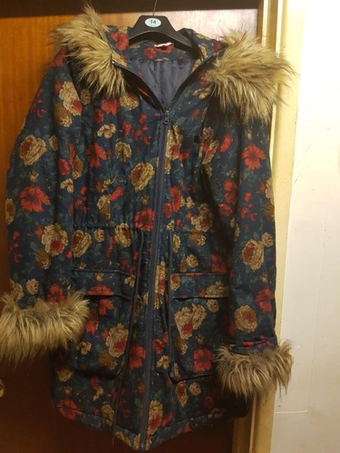 Joe browns floral parka - parka, coat