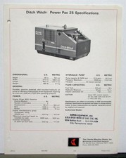 1987 Ditch Witch Power Pac 25