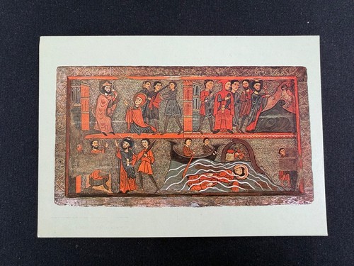 Vintage postcard romanesque - vintage,