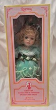 Regency Flora Special Collector's Porcelain Doll with Stand - AMB19