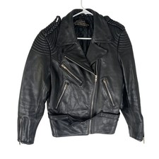 Vintage Harley Davidson Hein Gericke Jacket Mens 40 Black Leather Biker 80s