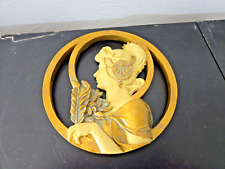 Vtg Art Nouveau Lady With Hat