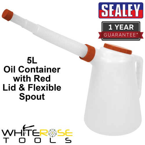 Sealey oil container - oil, red