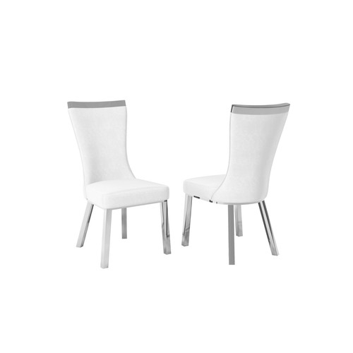 Elegant silver tone chairs - elegant,