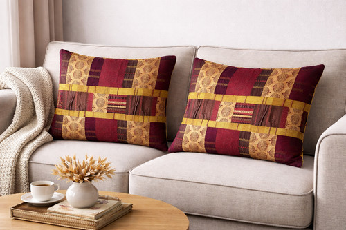 Patchwork cushion cover - cushion, 60x50