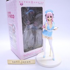 Super Sonico Nurse Blue Ver. Figure SK Japan Prize 2011 215mm