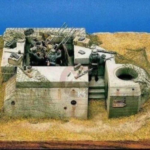 Diorama atlantic wall - diorama, 1/35