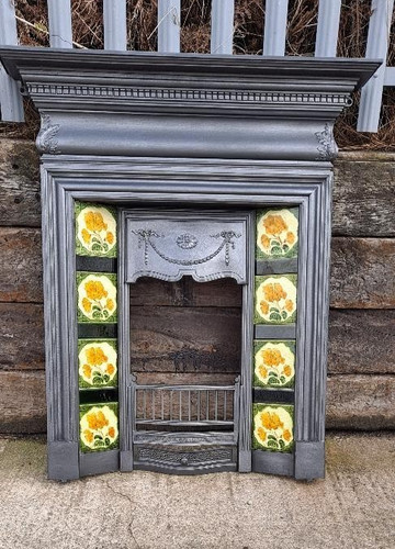 Cast iron tiled combination - cast,