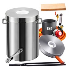 Uimoso 6KG Propane Melting Furnace Kit Melting Furnace Stainless Steel 2700℉