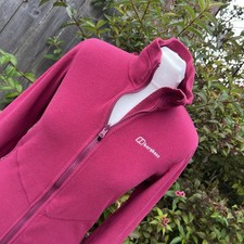 Berghaus Fleece Womens Pink Polartec Thermal Pro Walking Outdoors Full Zip UK 12