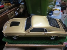 BRADFORD EXCHANGE FORD FORD MUSTANG BOSS 429 50 YEARS GOLD PLATED EDITION   1/12