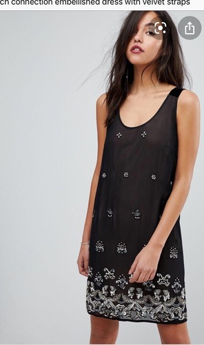 French connection black jewell - black,