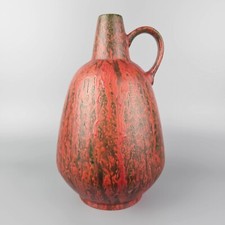 vintage West German Fat Lava vase made by Ruscha. Form number 320/4. Vulkano