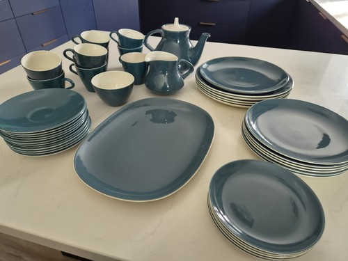Vintage poole pottery blue - vintage,