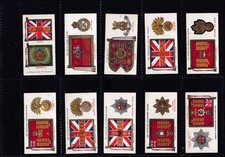 John Player and Sons Ltd - Regimental Standards and Cap badges- Full Set – 1930 
