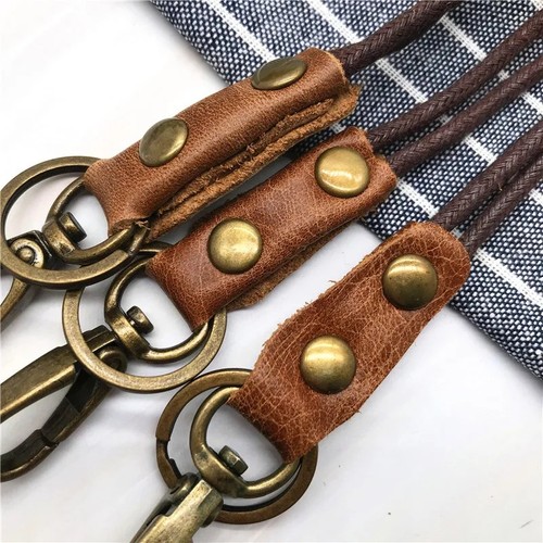 Leather lanyard neck - lanyard, strap