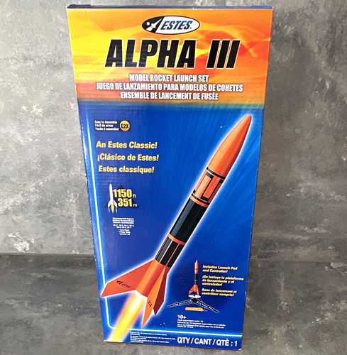 Estes alpha iii space rocket - iii,