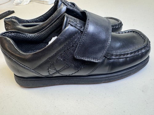 Kangol black leather school - black,