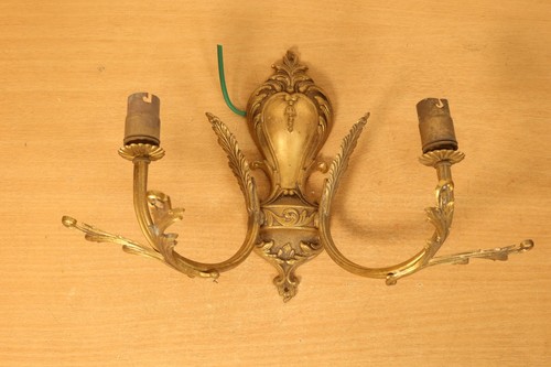 Vintage brass sconce - vintage, wall