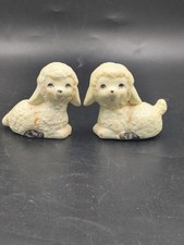 Vintage 2 Paper Mache Sheep
