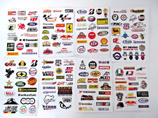 100 STICKERS -  Car  Bike sponsor racing logos.  rc cars, models  sticker bomb