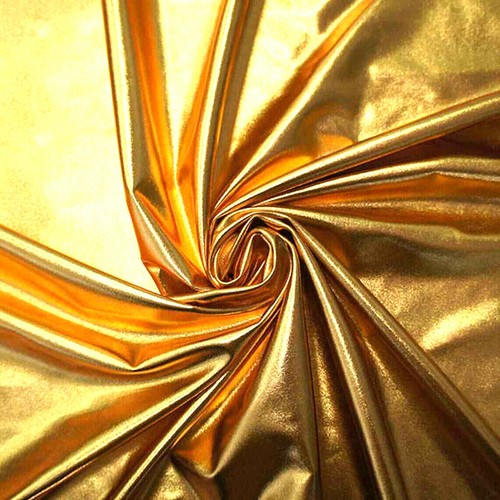 Premium gold metallic - gold, stretch
