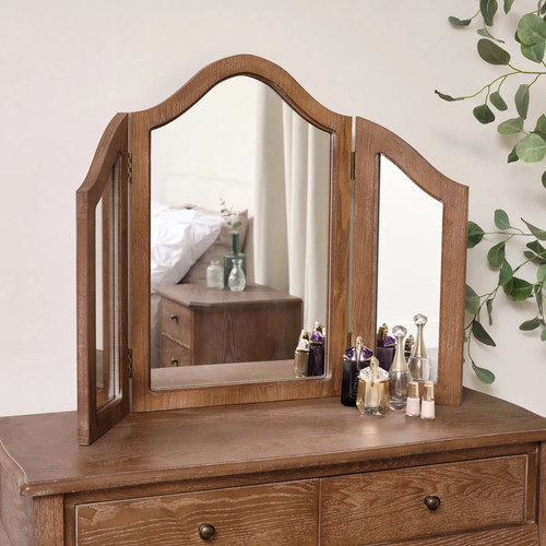 Dark wood triple dressing - triple,